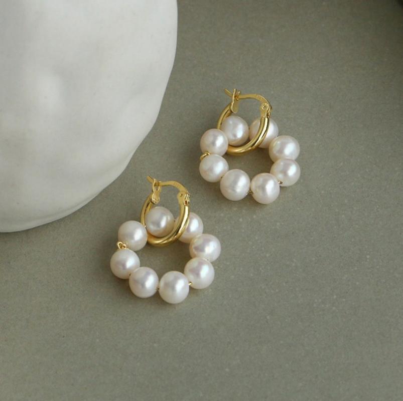 Dangle & Chandelier 2021 Vintage Fashion Geometric Round Pearl Circle Earring Jewelry Gift Simplicity For Women Girls Party Wedding Annivers, Silver
Dangle & Chandelier 2021 Vintage Fashion Geometric Round Pearl Circle Earring Jewelry Gift Simplicity For Women Girls Party Wedding Annivers, Silver