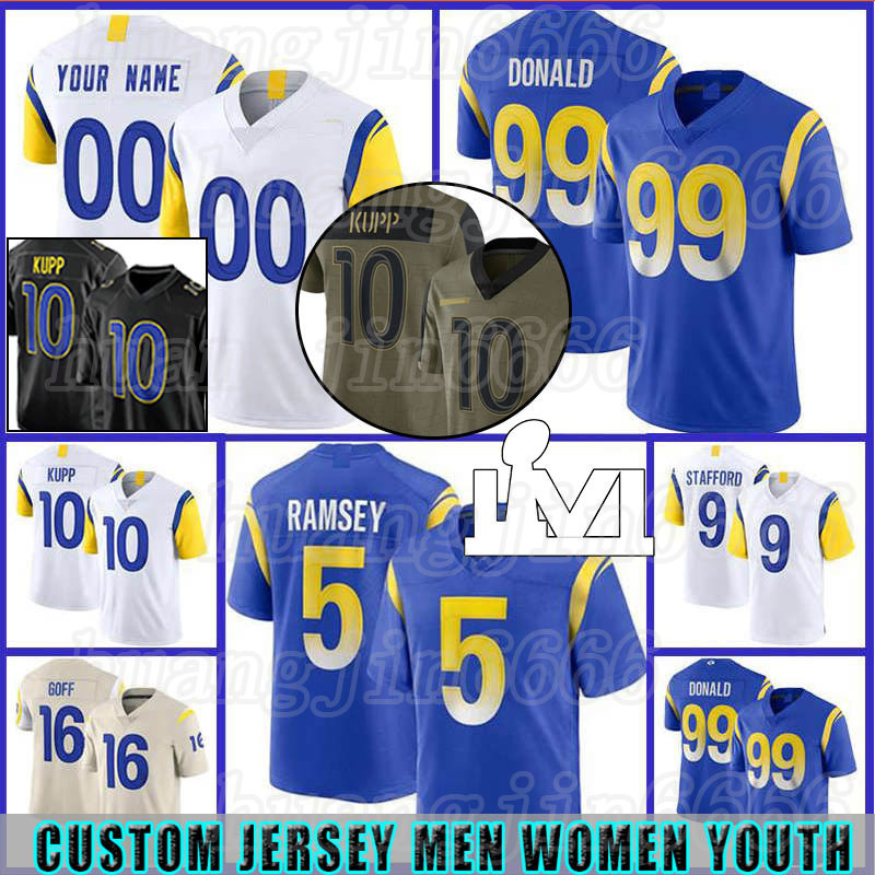 99 Aaron Donald custom Men 3 Odell Beckham Jr Cooper Kupp Matthew Stafford Los Football Cam Akers Angeles Jersey Rams''Jalen Ramsey Von Miller DeSean Jackson, Custom women(g y)
99 Aaron Donald custom Men 3 Odell Beckham Jr Cooper Kupp Matthew Stafford Los Football Cam Akers Angeles Jersey Rams''Jalen Ramsey Von Miller DeSean Jackson, Custom women(g y)