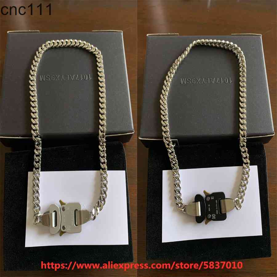 2021 CUBIX CHAIN NECKLACE Men Women Classic 1017 ALYX 9SM necklaces signature metal buckle stainless steel Colorfast
2021 CUBIX CHAIN NECKLACE Men Women Classic 1017 ALYX 9SM necklaces signature metal buckle stainless steel Colorfast