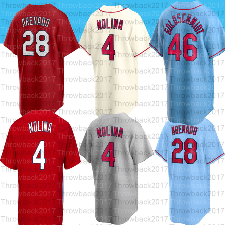 St. Louis Jerseys 1 Ozzie Smith 28 Nolan Arenado 4 Yadier Molina 6 Stan Musial 25 Dexter Fowler 46 Paul Goldschmidt, Blue;black
St. Louis Jerseys 1 Ozzie Smith 28 Nolan Arenado 4 Yadier Molina 6 Stan Musial 25 Dexter Fowler 46 Paul Goldschmidt, Blue;black