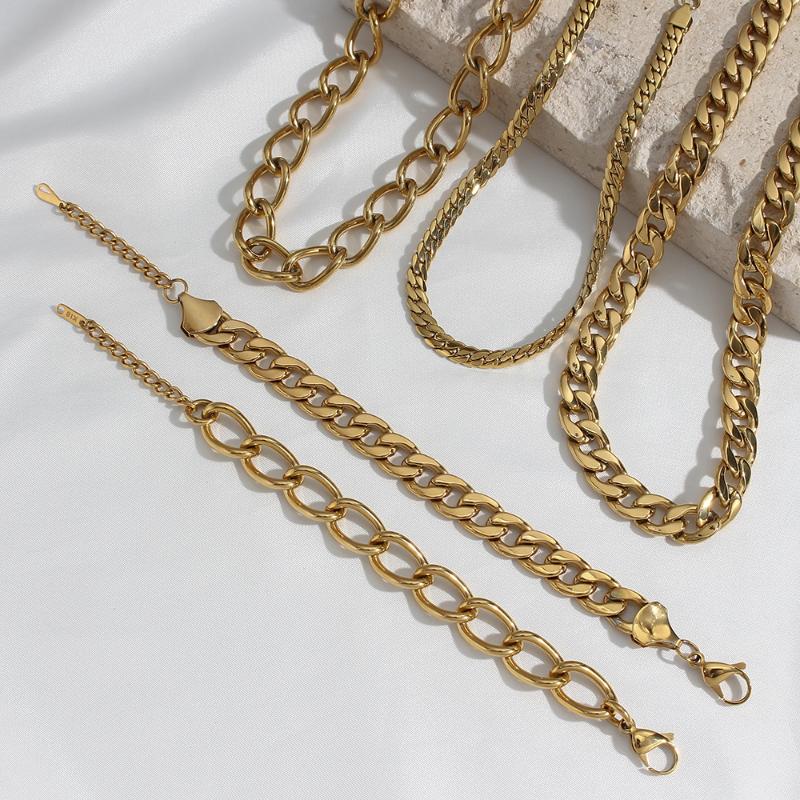 Chains High Polished Tarnish Free Exaggerated 18K Gold Plated Stainless Steel Chunky Chain Necklace Hollow Twisted Cuban Choker
Chains High Polished Tarnish Free Exaggerated 18K Gold Plated Stainless Steel Chunky Chain Necklace Hollow Twisted Cuban Choker