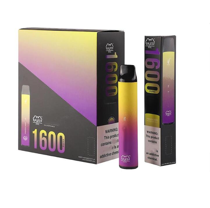 2021 Newest Puff XXl E-cigarette Kits 1600 Puffs Disposable Vape Pen Device Strater Kit Empty Disposables Vaporizer VS Puffbar Plus Max High
2021 Newest Puff XXl E-cigarette Kits 1600 Puffs Disposable Vape Pen Device Strater Kit Empty Disposables Vaporizer VS Puffbar Plus Max High