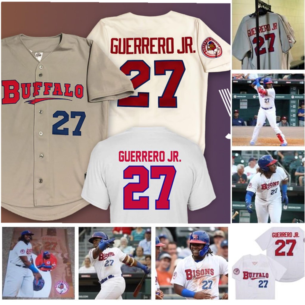 Mens YOUTH Buffalo Bisons Vladimir Guerrero Jr. Jersey Randal Grichuk Cavan Biggio Jonathan Davis Lourdes Gurriel Jr Eric Sogard Patterson, Youth s-xl
Mens YOUTH Buffalo Bisons Vladimir Guerrero Jr. Jersey Randal Grichuk Cavan Biggio Jonathan Davis Lourdes Gurriel Jr Eric Sogard Patterson, Youth s-xl