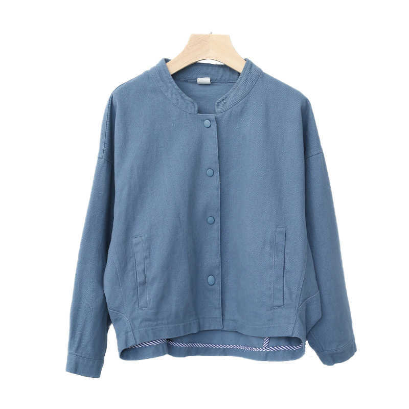 Safari Style Simple Crop Jackets for Women Elegant All-match Silm Coats Temperament Office Lady Female Tops Spring 210525