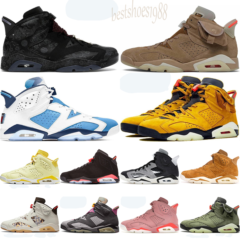 Travis Scotts Jump 6 Laser Fuchsia Washed Denim Men Basketball shoes 6s Trainers Mens Sports Sneakers Size 36-45, Color 24
Travis Scotts Jump 6 Laser Fuchsia Washed Denim Men Basketball shoes 6s Trainers Mens Sports Sneakers Size 36-45, Color 24