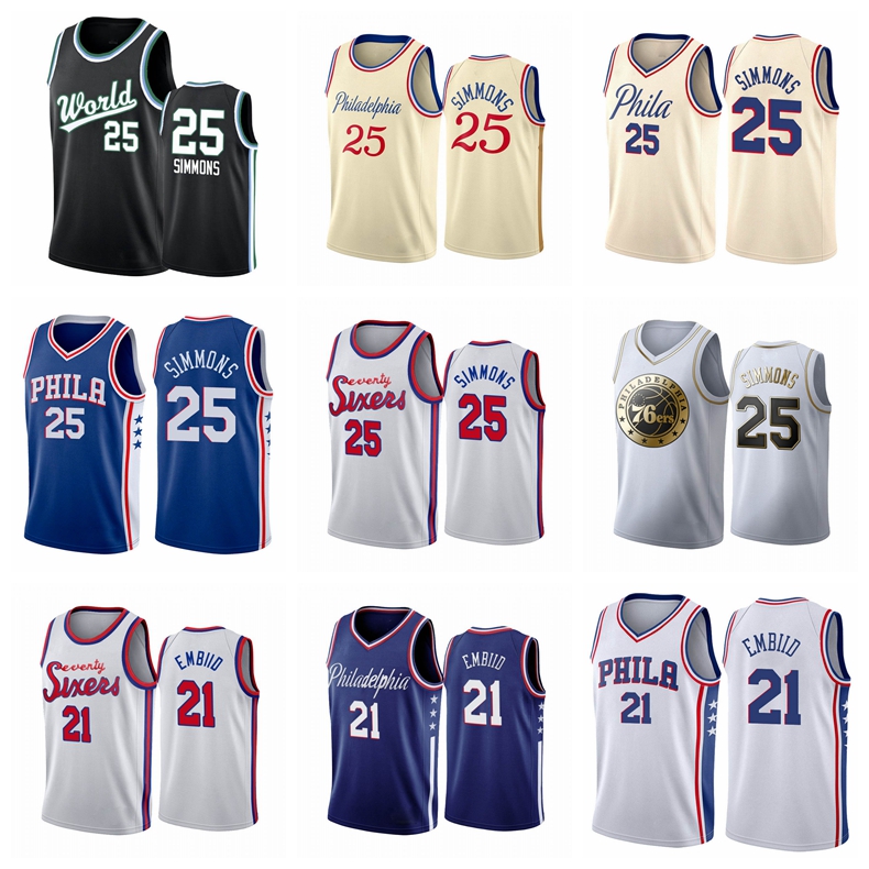 Philadelphia 76ers MEN Joel Embiid Ben Simmons Icon 2018-19 Gray Basketball Jersey, Black
Philadelphia 76ers MEN Joel Embiid Ben Simmons Icon 2018-19 Gray Basketball Jersey, Black