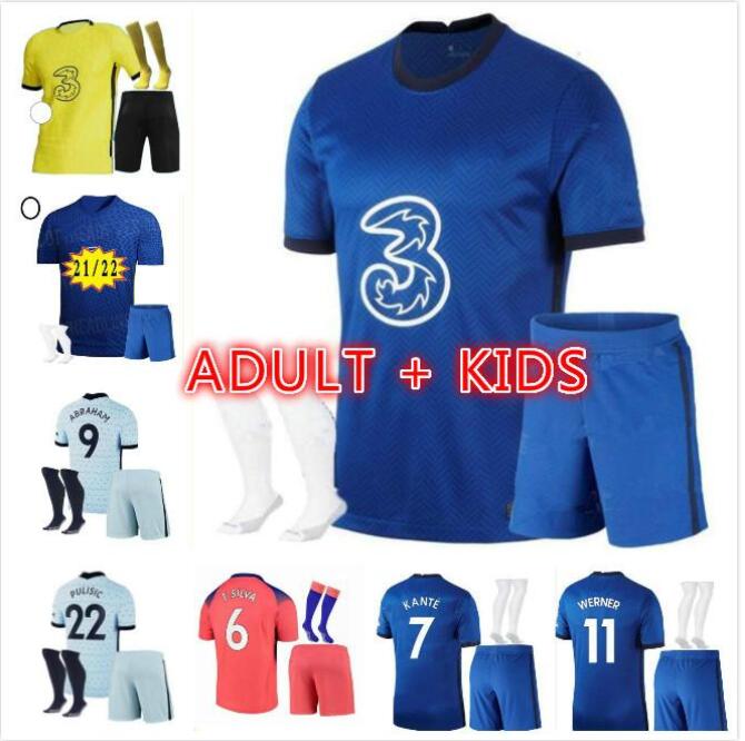 Adult kids kit + socks 20 21 22 PULISIC ZIYECH soccer jersey 2021 2022 HAVERTZ KANTE WERNER ABRAHAM CHILWELL MOUNT JORGINHO GIROUD football shirt men 4th top, Green
Adult kids kit + socks 20 21 22 PULISIC ZIYECH soccer jersey 2021 2022 HAVERTZ KANTE WERNER ABRAHAM CHILWELL MOUNT JORGINHO GIROUD football shirt men 4th top, Green