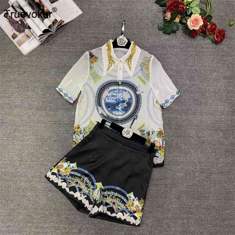 Truevoker Runway Fashion Designer Short Set Women' Sleeve Print Sequin Top With Resort Two Piece Suit 210602, Multi
Truevoker Runway Fashion Designer Short Set Women' Sleeve Print Sequin Top With Resort Two Piece Suit 210602, Multi