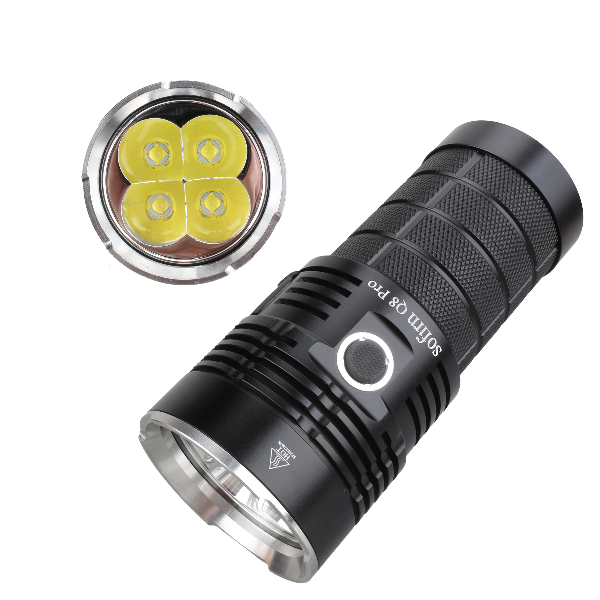 Sofirn Q8 Pro Powerful 11000 Lumen LED Flashlight USB C Rechargeale Port with 4* Cree XHP50.2 Anduril II
Sofirn Q8 Pro Powerful 11000 Lumen LED Flashlight USB C Rechargeale Port with 4* Cree XHP50.2 Anduril II