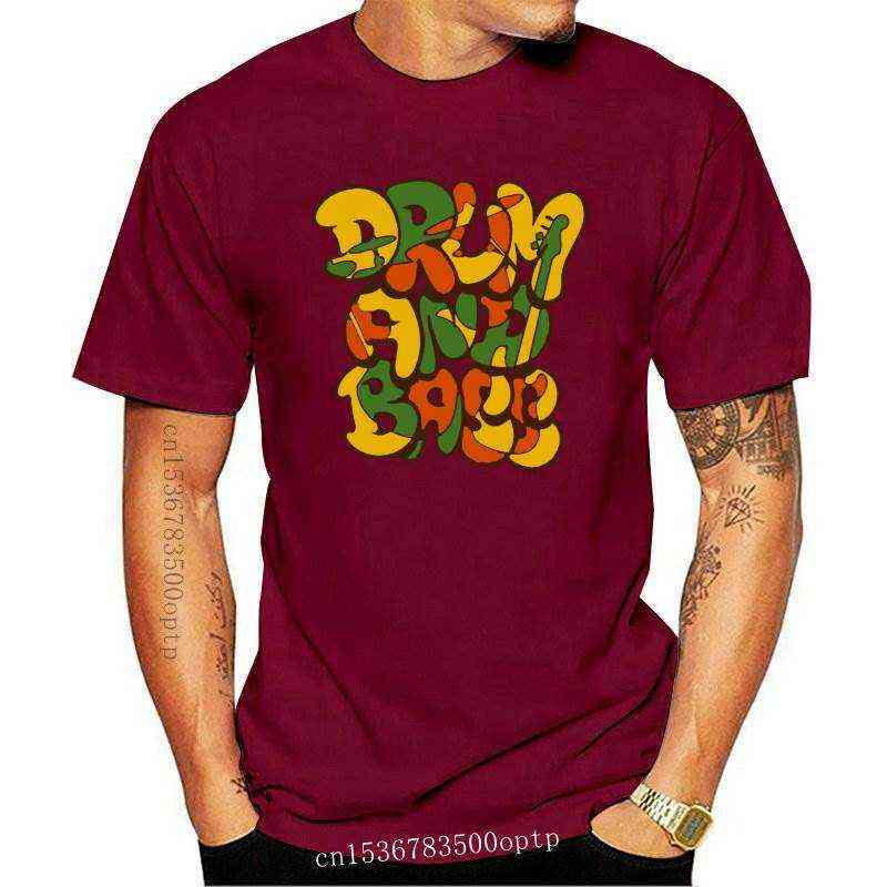 New Drum And Bass Rastafari Quote Men's Tee Vintage Graphic Tee Tshirt G1217