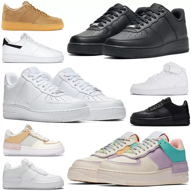 2021 FORCES Men Low Skateboard Shoes One Unisex 1 Knit Euro Mens High Women All White Black Red Leather Outdoor Casual Trainer Sneakers
2021 FORCES Men Low Skateboard Shoes One Unisex 1 Knit Euro Mens High Women All White Black Red Leather Outdoor Casual Trainer Sneakers