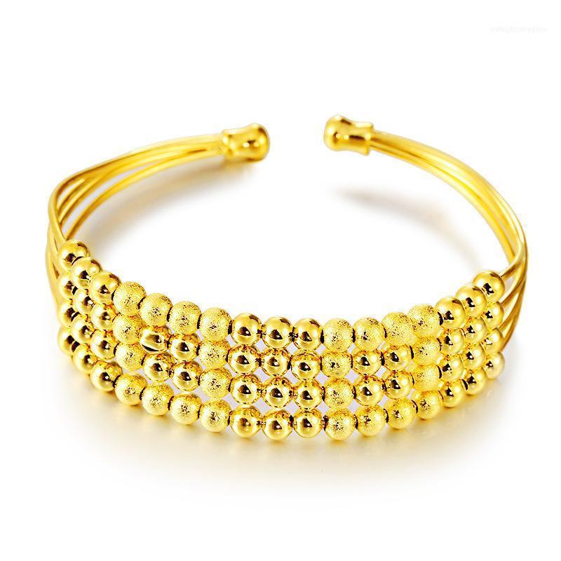 Bangle Delicate Luxury Gold Bracelets For Women Plated No Fade Fancy Beads Open Bnagle Designs1
Bangle Delicate Luxury Gold Bracelets For Women Plated No Fade Fancy Beads Open Bnagle Designs1