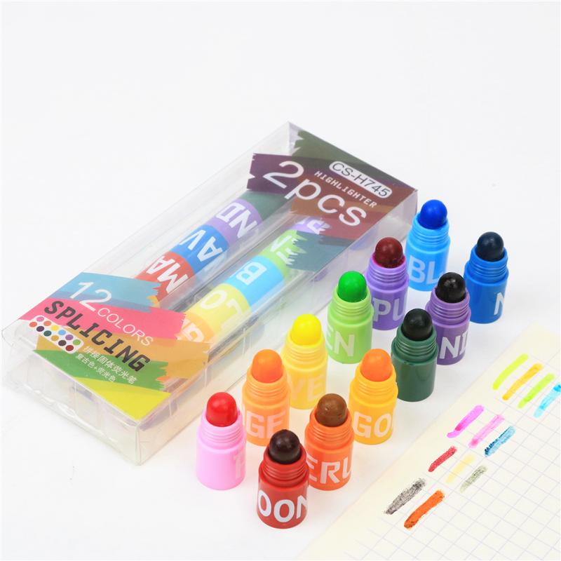 Highlighters 12 Color Fun Creative Highlighter Emphasis Marker Pen Children's Drawing Art Solid Paint
Highlighters 12 Color Fun Creative Highlighter Emphasis Marker Pen Children's Drawing Art Solid Paint