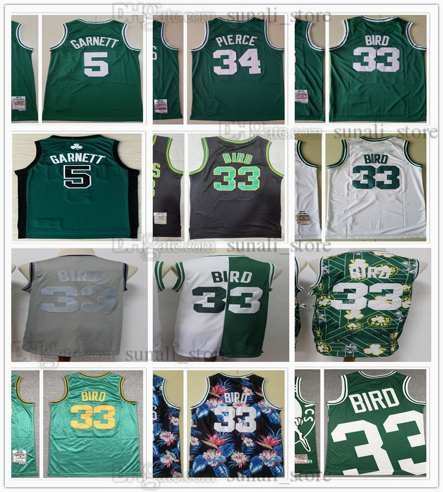1985-86 Larry 33 Bird Basketball Jerseys 2007-08 Kevin 5 Garnett Paul 34 Pierce Retro Men Green White Two Color Vintage Shirts Stitched, Black;red
1985-86 Larry 33 Bird Basketball Jerseys 2007-08 Kevin 5 Garnett Paul 34 Pierce Retro Men Green White Two Color Vintage Shirts Stitched, Black;red