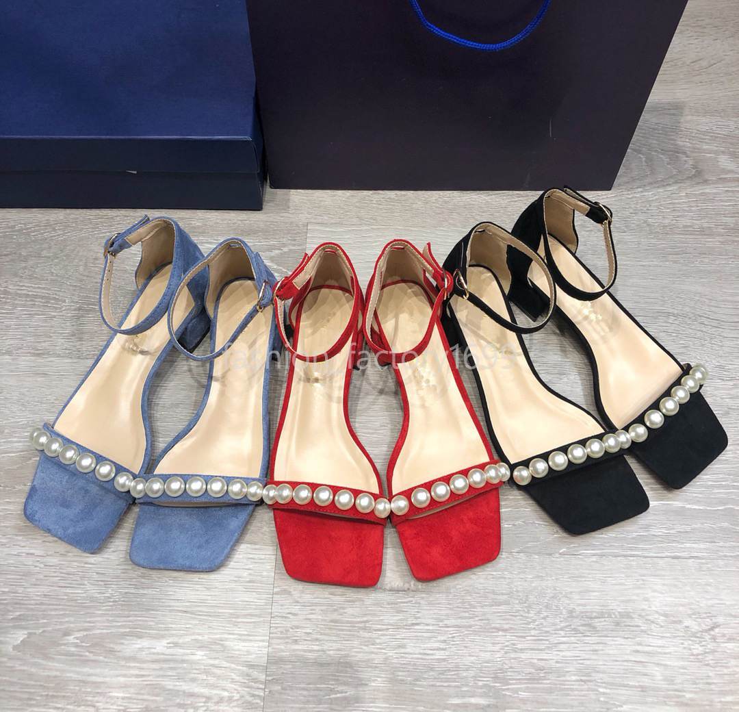 Summer women's sandals spring and autumn leather fashion office Pearl Roman shoes metal buckle thick heel designer style elegant high heels 4cm, Black
Summer women's sandals spring and autumn leather fashion office Pearl Roman shoes metal buckle thick heel designer style elegant high heels 4cm, Black