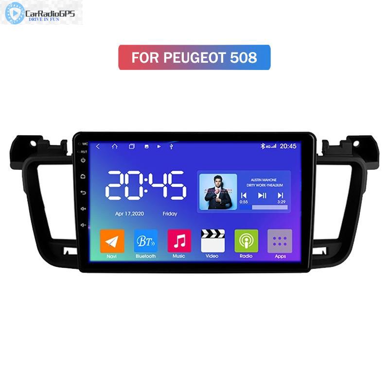 Car dvd GPS Radio for PEUGEOT 508 2011-2018 Player Music System Android 10.0 8 Core 10" Touch Screen