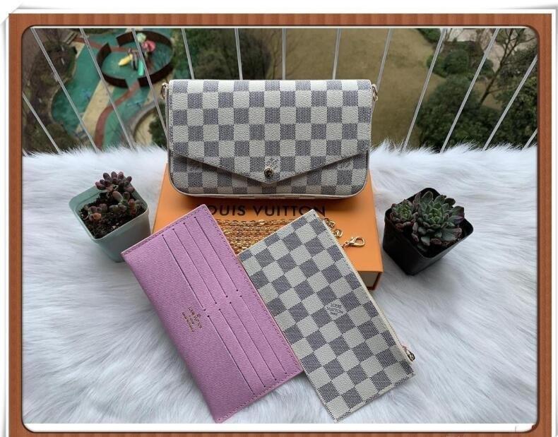 LVLOUISVITTON VUTTON Fashion Designers Women Shoulder Bags High Quality Chain Handbags Size 21/11/2 cm Model 61276 With Box Dust Bag VITTON Bags
LVLOUISVITTON VUTTON Fashion Designers Women Shoulder Bags High Quality Chain Handbags Size 21/11/2 cm Model 61276 With Box Dust Bag VITTON Bags