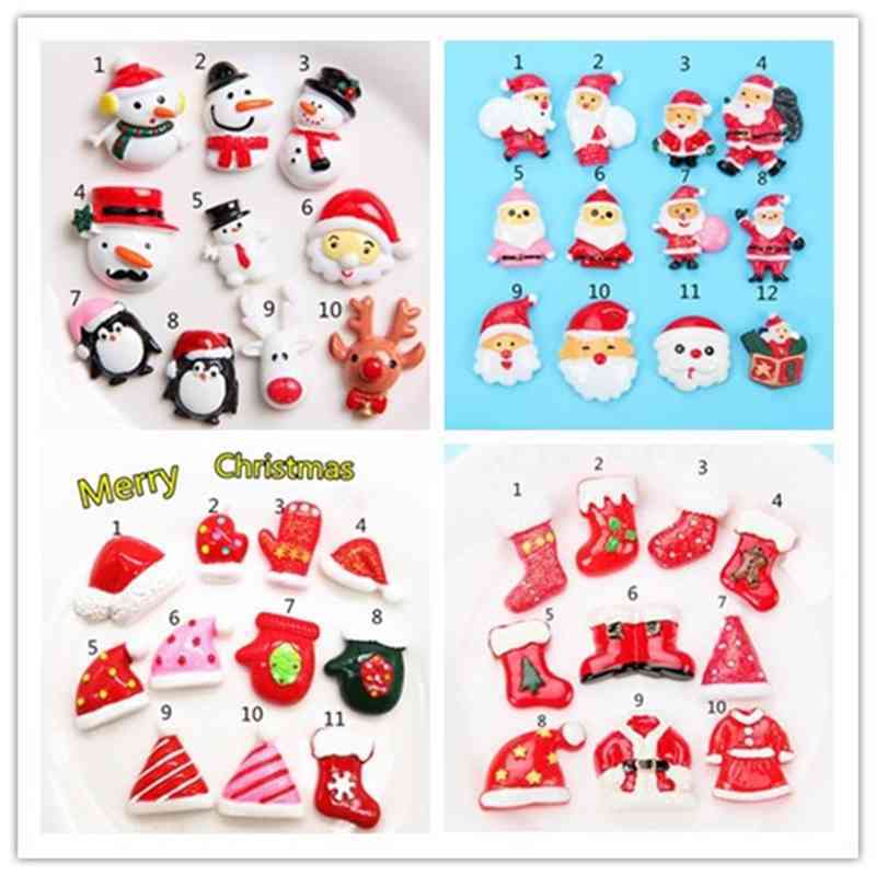 Kawaii Cartoon Cute snowman/Santa Claus/Elk/Christmas hat Resin Flat back Cabochons DIY Scrapbooking Charms Kids Gift
Kawaii Cartoon Cute snowman/Santa Claus/Elk/Christmas hat Resin Flat back Cabochons DIY Scrapbooking Charms Kids Gift