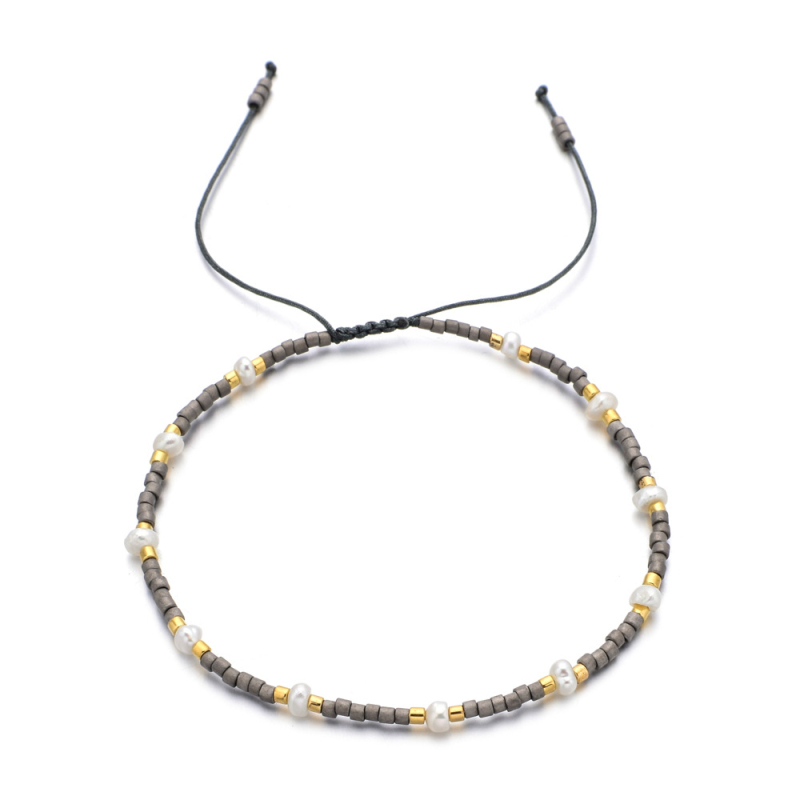 Japanese MIYUKI Glass Beads Pearl Strands Bracelet Classic Jewelry for Women Gift