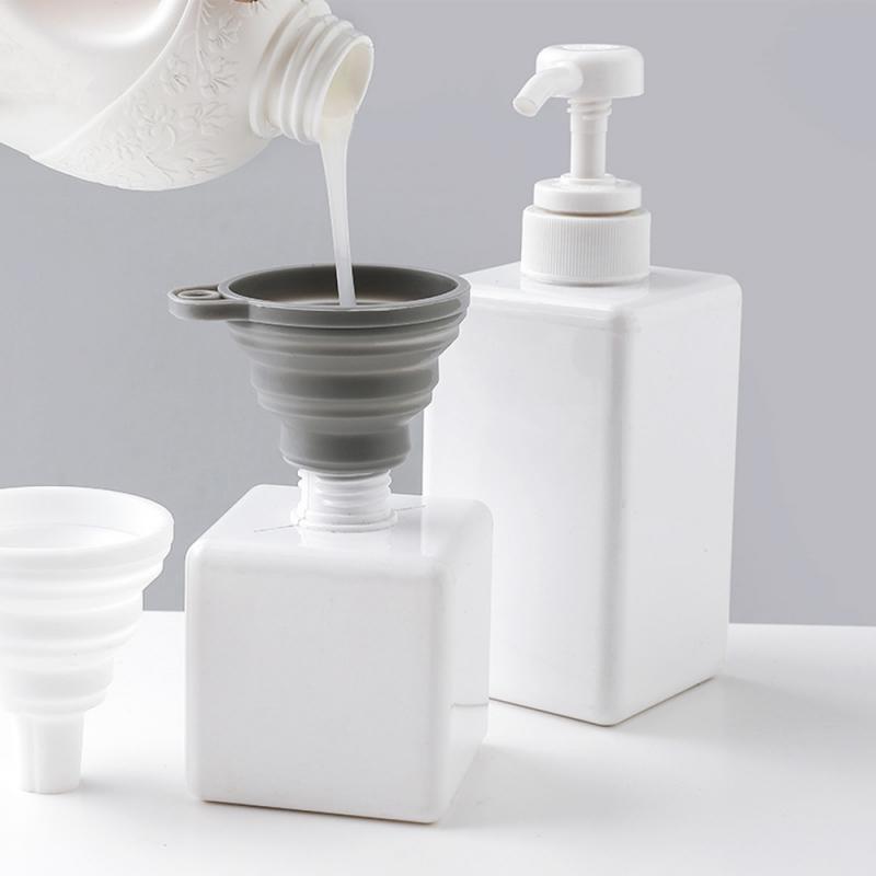 Mini Foldable Funnel Kitchen Tool DIY Food-Grade Folding Silicone Funnel Household Liquid Dispensing Portable Funnel