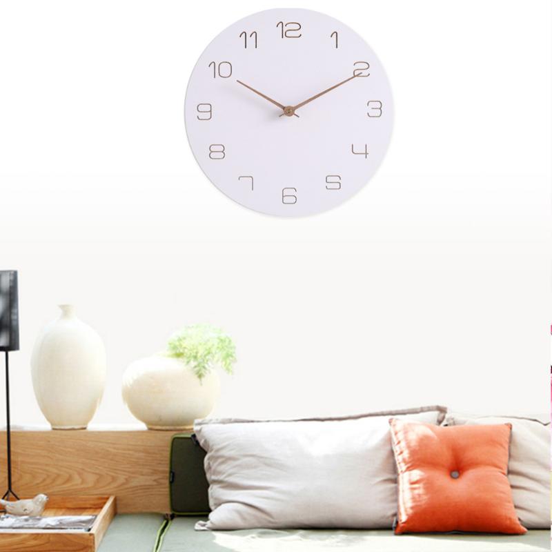 Silent Clock Nordic Style Wall Household Bedroom Living Room Hanging Bar Decor Without Battery (White) Clocks
Silent Clock Nordic Style Wall Household Bedroom Living Room Hanging Bar Decor Without Battery (White) Clocks