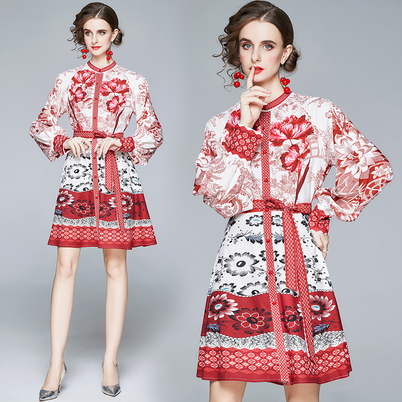 2021 Printed Runway Red Floral Dress Luxury Ladies Designer Long Sleeve Mock Neck Sexy Slim A-Line Prom Shirt Dresses Autumn Winter Party Of, Black;gray
2021 Printed Runway Red Floral Dress Luxury Ladies Designer Long Sleeve Mock Neck Sexy Slim A-Line Prom Shirt Dresses Autumn Winter Party Of, Black;gray