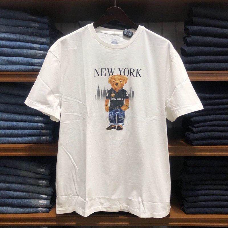 High quality Men's Polos 100% cotton men's t-shirt designer polos shirt bear t-shirt, Hockey bear white
High quality Men's Polos 100% cotton men's t-shirt designer polos shirt bear t-shirt, Hockey bear white