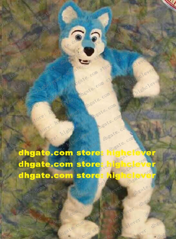 Blue White Long Fur Furry Wolf Fox Husky Dog Fursuit Mascot Costume Adult Character Marketing Promotions Opening Session zx466, As in photos
Blue White Long Fur Furry Wolf Fox Husky Dog Fursuit Mascot Costume Adult Character Marketing Promotions Opening Session zx466, As in photos