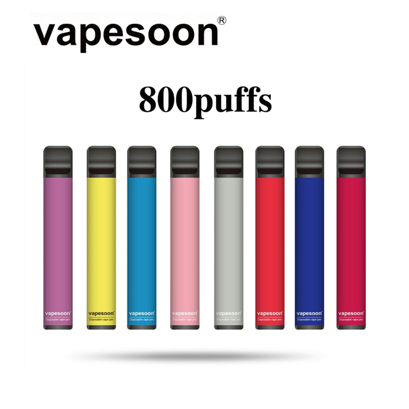 vapesoon Disposable Electronic Cigarette Vape Pen 800 Puffs 5% Nicotine 550mAh Battery Capacity 2.5ml Liquid
vapesoon Disposable Electronic Cigarette Vape Pen 800 Puffs 5% Nicotine 550mAh Battery Capacity 2.5ml Liquid