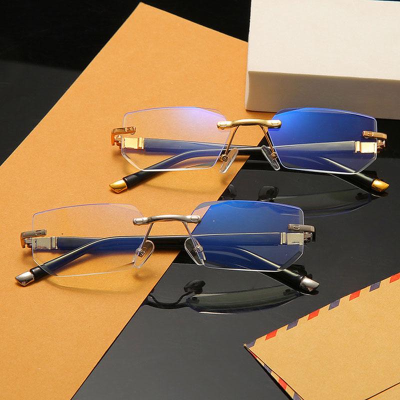 Sunglasses Men Women Rimless Anti-Blue Ray Eyeglasses Magnifying Reading Glasses Plastic Frame Classic Clear Eyewear 1+1.5+2+2.5+3+3.5+4
Sunglasses Men Women Rimless Anti-Blue Ray Eyeglasses Magnifying Reading Glasses Plastic Frame Classic Clear Eyewear 1+1.5+2+2.5+3+3.5+4