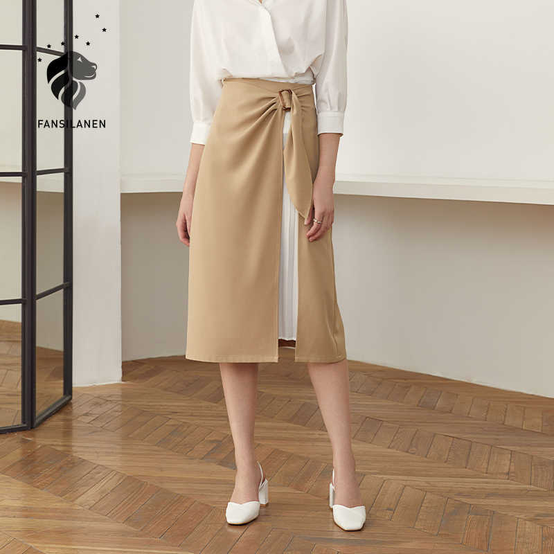 FANSILANEN Patchwork high waist pleated skirt Women autumn winter elegant long Bandage bow vintage wrap a-line khaki 210607
FANSILANEN Patchwork high waist pleated skirt Women autumn winter elegant long Bandage bow vintage wrap a-line khaki 210607