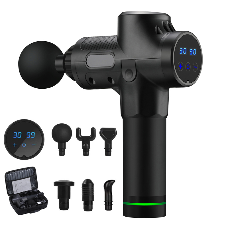 LCD Display Massage Gun Rechargeable Deep Tissue Percussion Muscle Massager for Pain Relief Handheld Electric Body Massager
LCD Display Massage Gun Rechargeable Deep Tissue Percussion Muscle Massager for Pain Relief Handheld Electric Body Massager