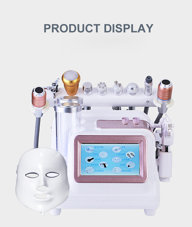 12 In 1 Diamond dermabrasion facial with h2 water deep cleansing vacuum blackhead machine facial beauty machine