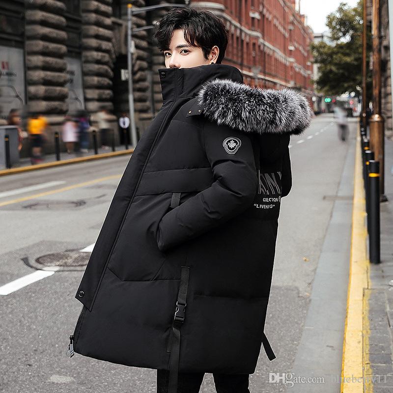 Men's Down & Parkas Jacket Winter Long Mens Hooded Fur Collar Fashion Casual Warm White Duck Coat Tide Male R8YE, Black
Men's Down & Parkas Jacket Winter Long Mens Hooded Fur Collar Fashion Casual Warm White Duck Coat Tide Male R8YE, Black