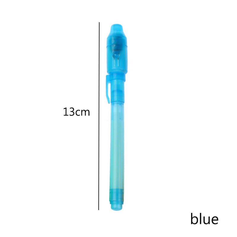 Multifunction Invisible Ink Pen Funny Marker Magic UV Light Highlighter Kids Students Gift Novelty Item School Supply