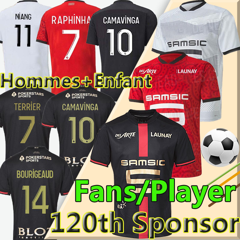 Rennes Fans Player Version 2021 Stade Rennais soccer jerseys 120th Anniversary Maillots 20/21 CAMAVINGA BOURIGEAUD NIANG DA SILVA Doku Men kids kit football shirts, Home kits
Rennes Fans Player Version 2021 Stade Rennais soccer jerseys 120th Anniversary Maillots 20/21 CAMAVINGA BOURIGEAUD NIANG DA SILVA Doku Men kids kit football shirts, Home kits