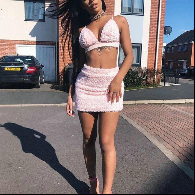 pink plush two women tracksuits piece skirt set bra crop and matching sets summer club outfits festival, Gray
pink plush two women tracksuits piece skirt set bra crop and matching sets summer club outfits festival, Gray