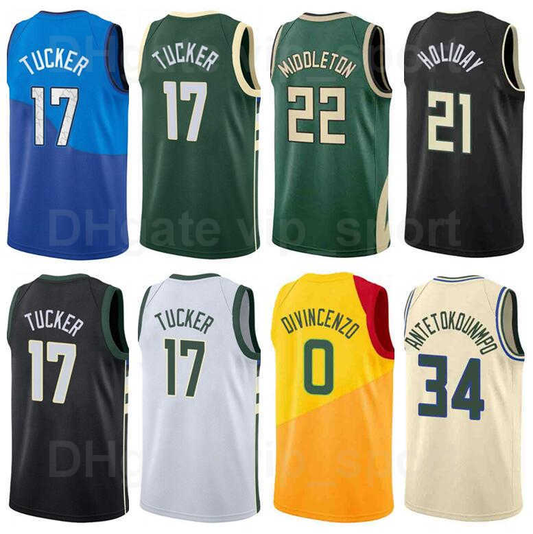 Screen Printed PJ Tucker Basketball Jersey 17 Giannis Antetokounmpo 34 Khris Middleton 22 Jrue Holiday 21 Donte DiVincenzo 0 Size to XXXL, Black
Screen Printed PJ Tucker Basketball Jersey 17 Giannis Antetokounmpo 34 Khris Middleton 22 Jrue Holiday 21 Donte DiVincenzo 0 Size to XXXL, Black