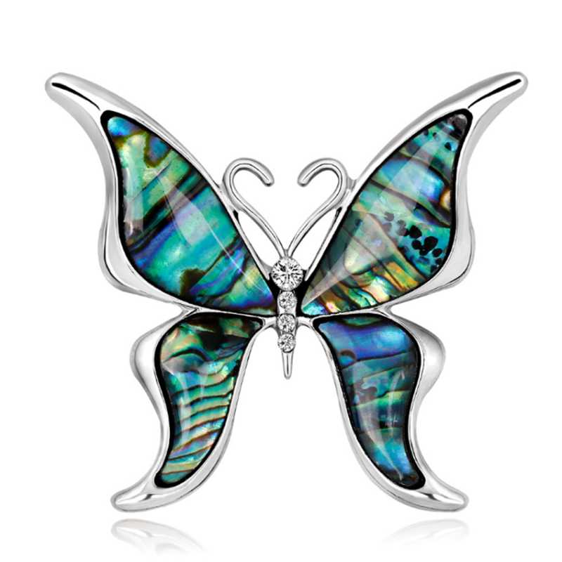 Pins, Brooches FYJS Unique Silver Plated Abalone Shell Butterfly Shape Brooch Temperament Jewelry
Pins, Brooches FYJS Unique Silver Plated Abalone Shell Butterfly Shape Brooch Temperament Jewelry