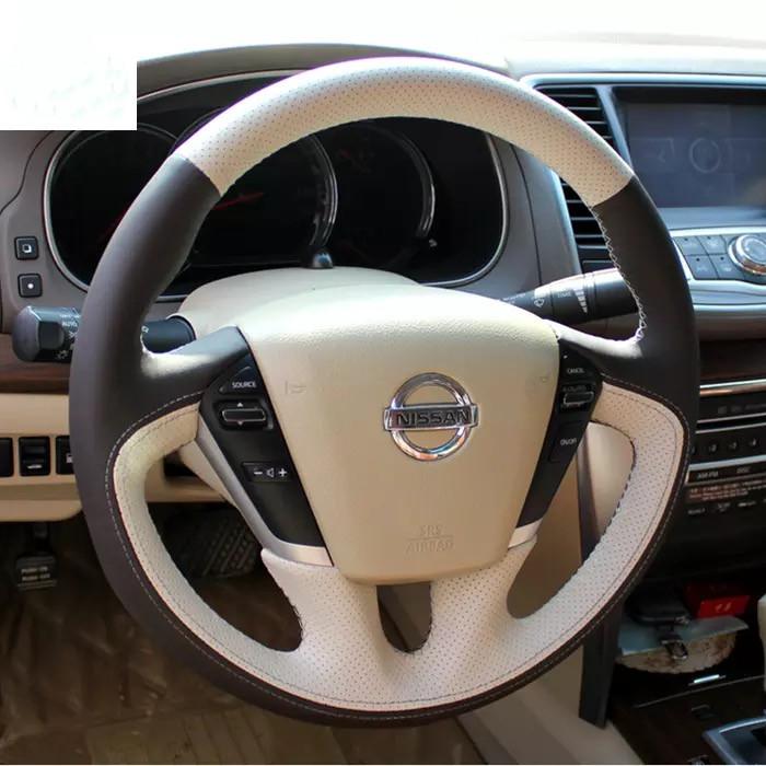 Steering Wheel Covers DIY Hand-stitched Leather Suede Car Cover For Teana X-TRAIL Tiida Murano GTR Accessories
Steering Wheel Covers DIY Hand-stitched Leather Suede Car Cover For Teana X-TRAIL Tiida Murano GTR Accessories