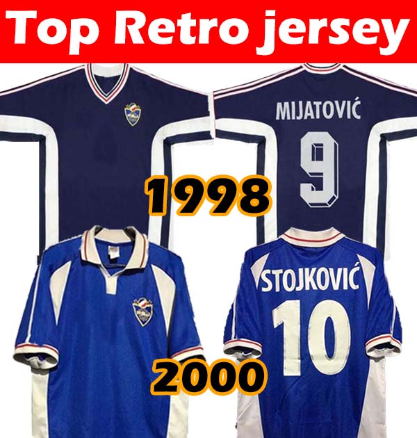 1998 Yugoslavia Retro soccer jerseys Home STOJKOVIC 10 MIJATOVIC 9 2000 Yugoslavia men Football Jersey FR top, 6 home kids 16-28
1998 Yugoslavia Retro soccer jerseys Home STOJKOVIC 10 MIJATOVIC 9 2000 Yugoslavia men Football Jersey FR top, 6 home kids 16-28