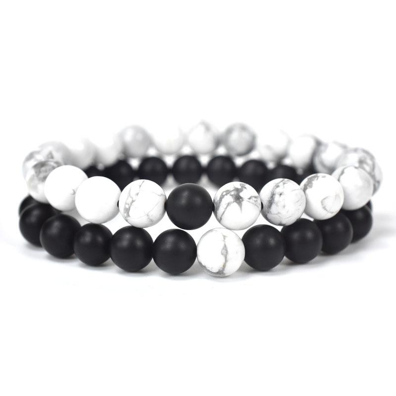 Charm Bracelets 2021 European And American Natural Stone Set Bracelet 8mm Tiger White Pine Agate Elastic Line Beaded Fashion
Charm Bracelets 2021 European And American Natural Stone Set Bracelet 8mm Tiger White Pine Agate Elastic Line Beaded Fashion