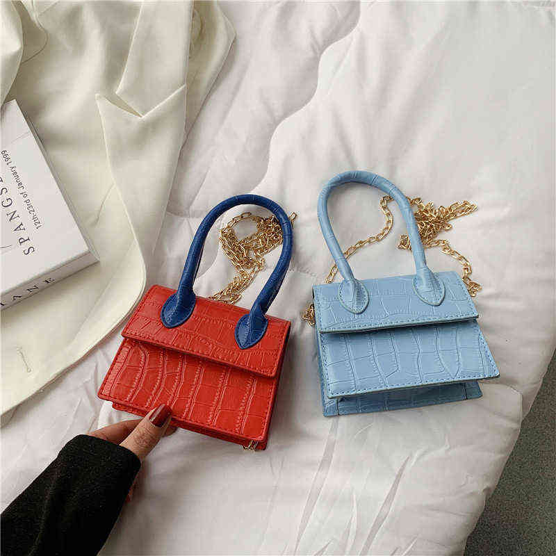 2021 Korean popular color contrast small square bag versatile leisure ins chain diagonal cross BAG PERSONALIZED Mini parent-child bag H1218
2021 Korean popular color contrast small square bag versatile leisure ins chain diagonal cross BAG PERSONALIZED Mini parent-child bag H1218
