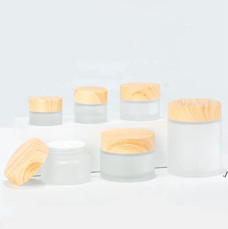Frosted Glass Jar cream bottle Storage Boxes with imitation wooden lids 5G 10G 15G 30G DWB6265, As picture
Frosted Glass Jar cream bottle Storage Boxes with imitation wooden lids 5G 10G 15G 30G DWB6265, As picture