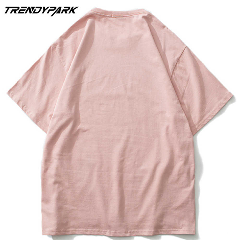 Men's T-shirt Creative Letters Summer Short Sleeve Printed Tee Oversized Cotton Casual Harajuku Streetwear Top Tshirts Clothing 210601