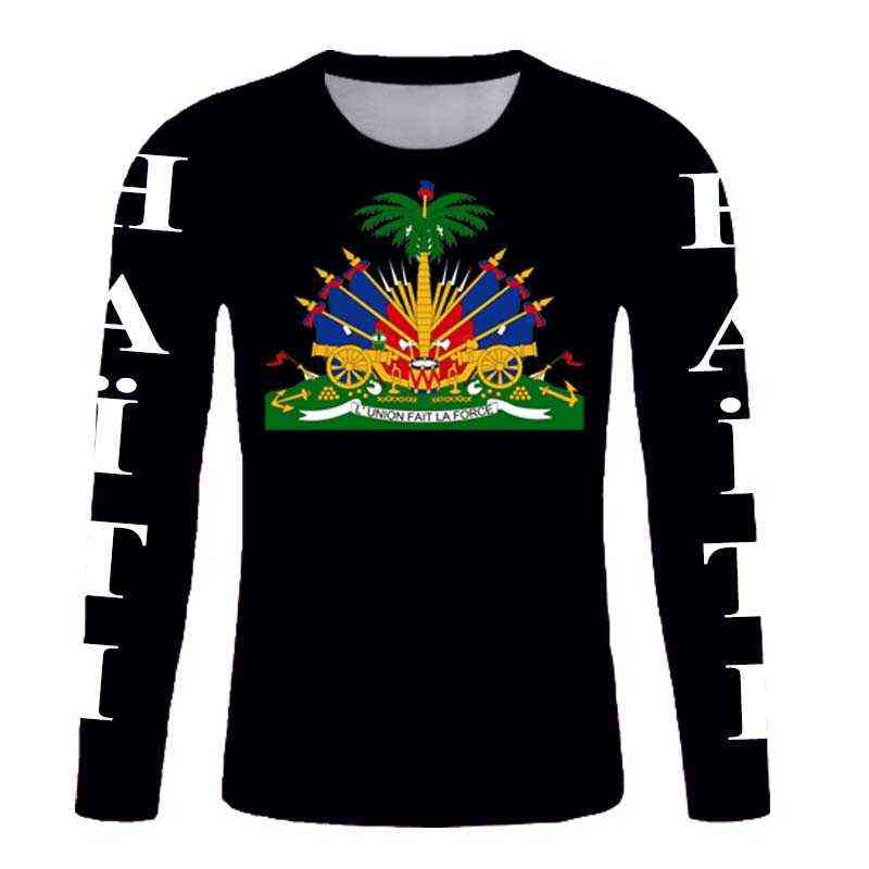 Haiti Free Custom long sleeves tshirt French Haitian Republic tshirts Flag Emblem Tee Shirts DIY HT Country Name Number T shirt X0602, Haiti55
Haiti Free Custom long sleeves tshirt French Haitian Republic tshirts Flag Emblem Tee Shirts DIY HT Country Name Number T shirt X0602, Haiti55