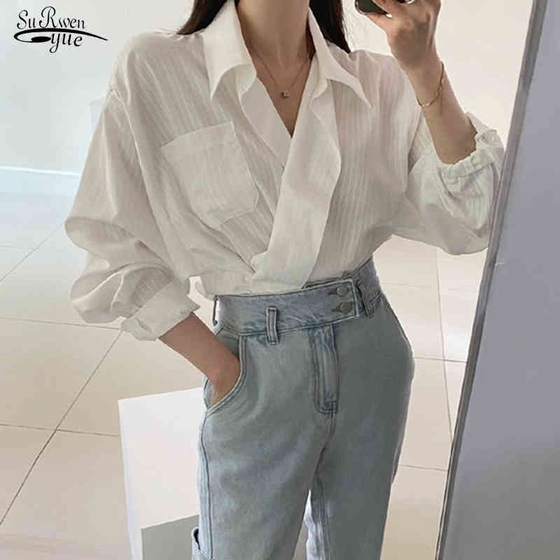 Summer Autumn V-neck Loose Female Blouse Gentle Chic Pockets Striped Women Shirts Elegant Ladies Tops Blusas Mujer 12375 210521, Blue
Summer Autumn V-neck Loose Female Blouse Gentle Chic Pockets Striped Women Shirts Elegant Ladies Tops Blusas Mujer 12375 210521, Blue