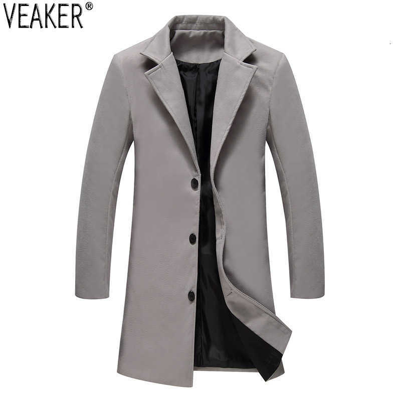 2021 New Men's Wool Coat Long Overcoat Male Solid Color Coat Jacket Autumn Winter Casual Outerwear Tops -5XL X0621, Beige
2021 New Men's Wool Coat Long Overcoat Male Solid Color Coat Jacket Autumn Winter Casual Outerwear Tops -5XL X0621, Beige