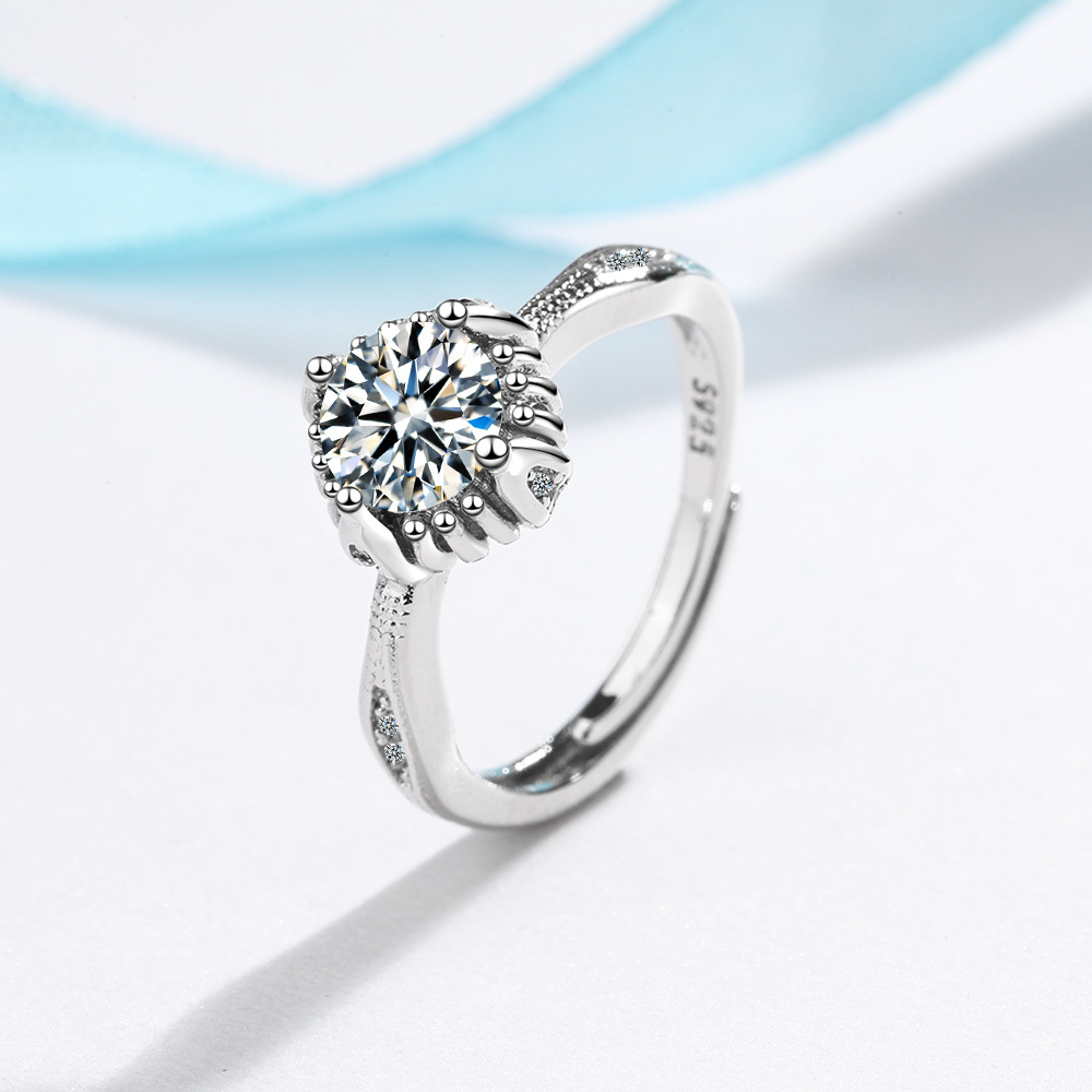 CH-245 S925 Sterling Silver Personality Multi-Claw Zircon Rings Adjustable Size Design Geometric Ring Birthday Jewelry Gifts For Women, Slivery;golden
CH-245 S925 Sterling Silver Personality Multi-Claw Zircon Rings Adjustable Size Design Geometric Ring Birthday Jewelry Gifts For Women, Slivery;golden