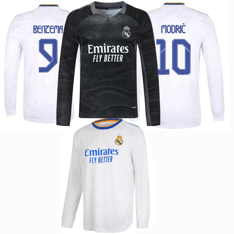 2021 2022 Real Madrid Long sleeve Soccer Jerseys ALABA R.VARANE RODRYGO COURTOIS ASENSIO MARCELO MODRIC VINI JR. HAZARD BENZEMA 21 22 football full shirt, Home long sleeve+patch
2021 2022 Real Madrid Long sleeve Soccer Jerseys ALABA R.VARANE RODRYGO COURTOIS ASENSIO MARCELO MODRIC VINI JR. HAZARD BENZEMA 21 22 football full shirt, Home long sleeve+patch